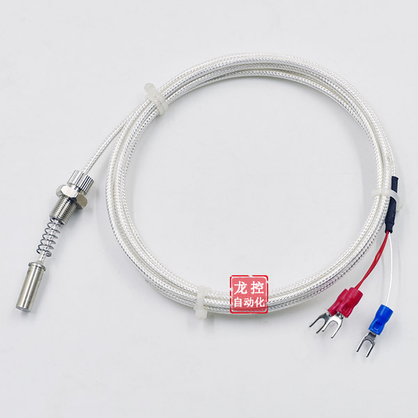 壓簧式PT100 壓簧傳感器 K型溫控儀探頭T型E型