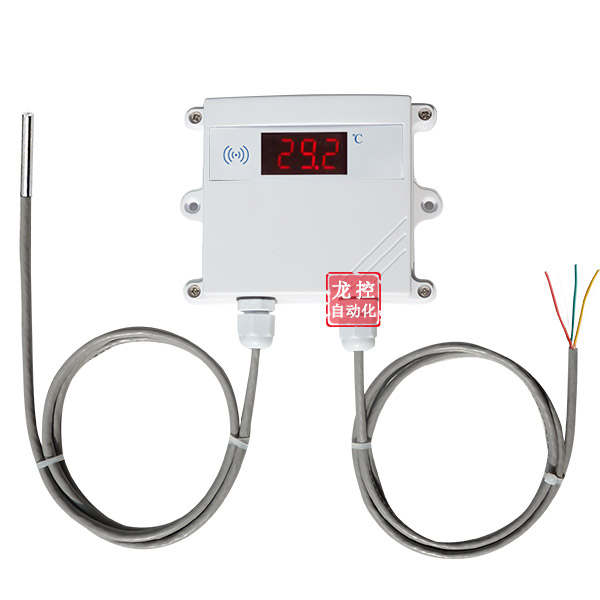 數(shù)顯單溫分體傳感PT100變送器輸出室內(nèi)外機(jī)房用溫度變送器4-20MA